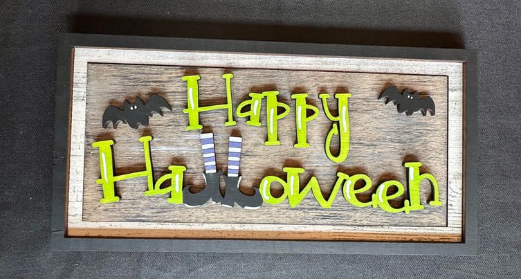 3D Interchangeable Rectangle INSERTS ONLY - Fall and Halloween