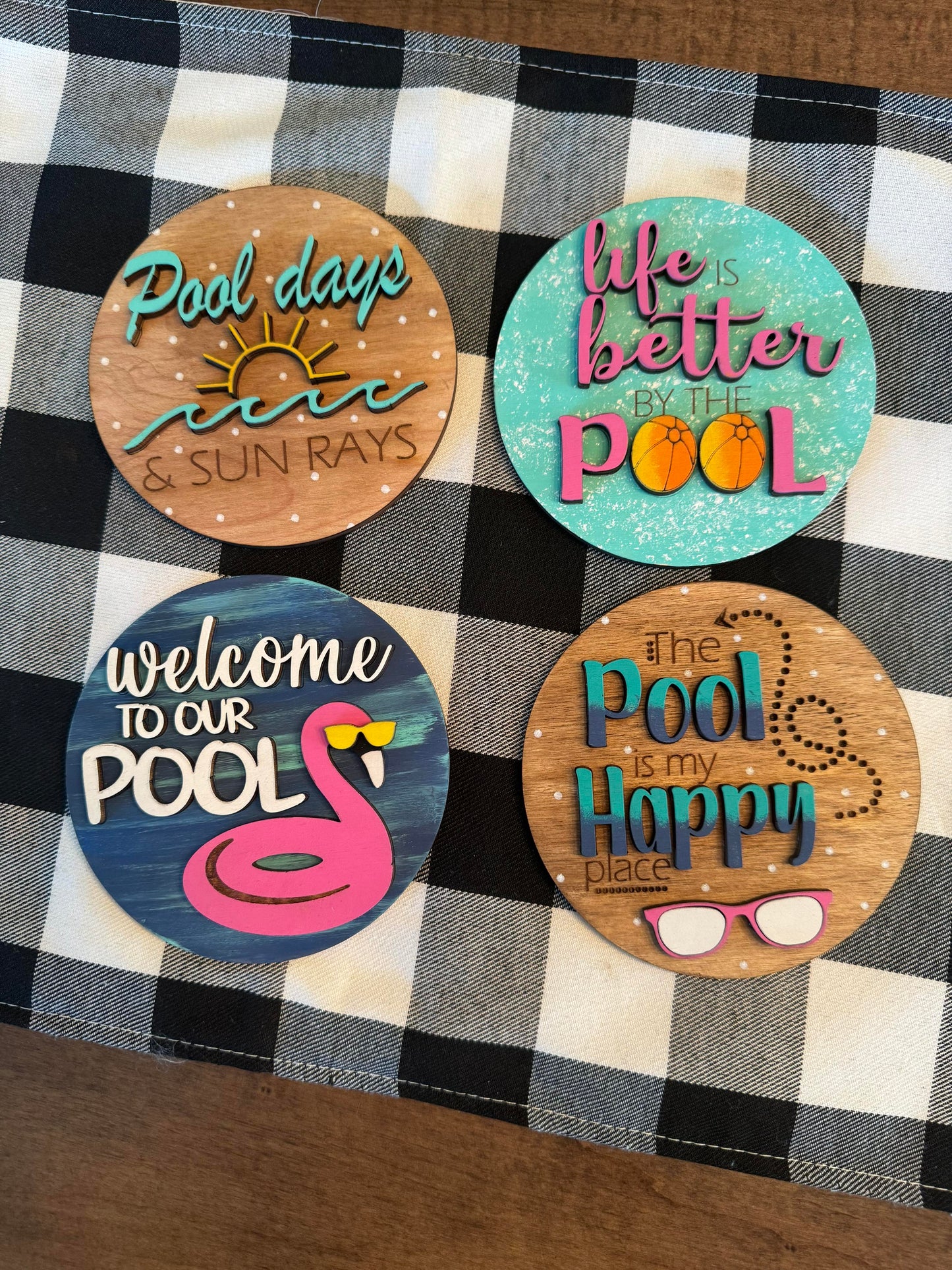 3D Interchangeable Round INSERTS - Summer