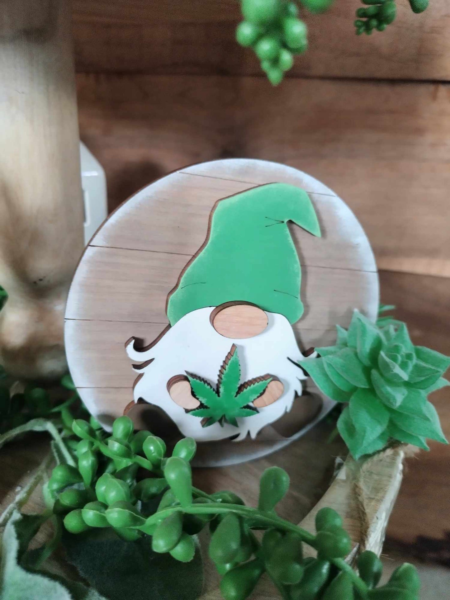 3D Tiered Tray Decor - Cannabis