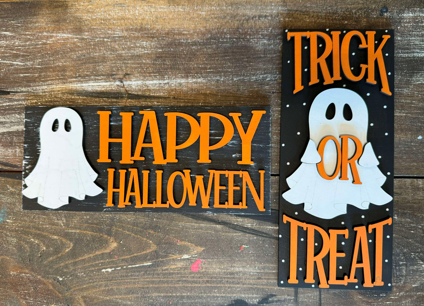 3D Interchangeable Rectangle INSERTS ONLY - Fall and Halloween