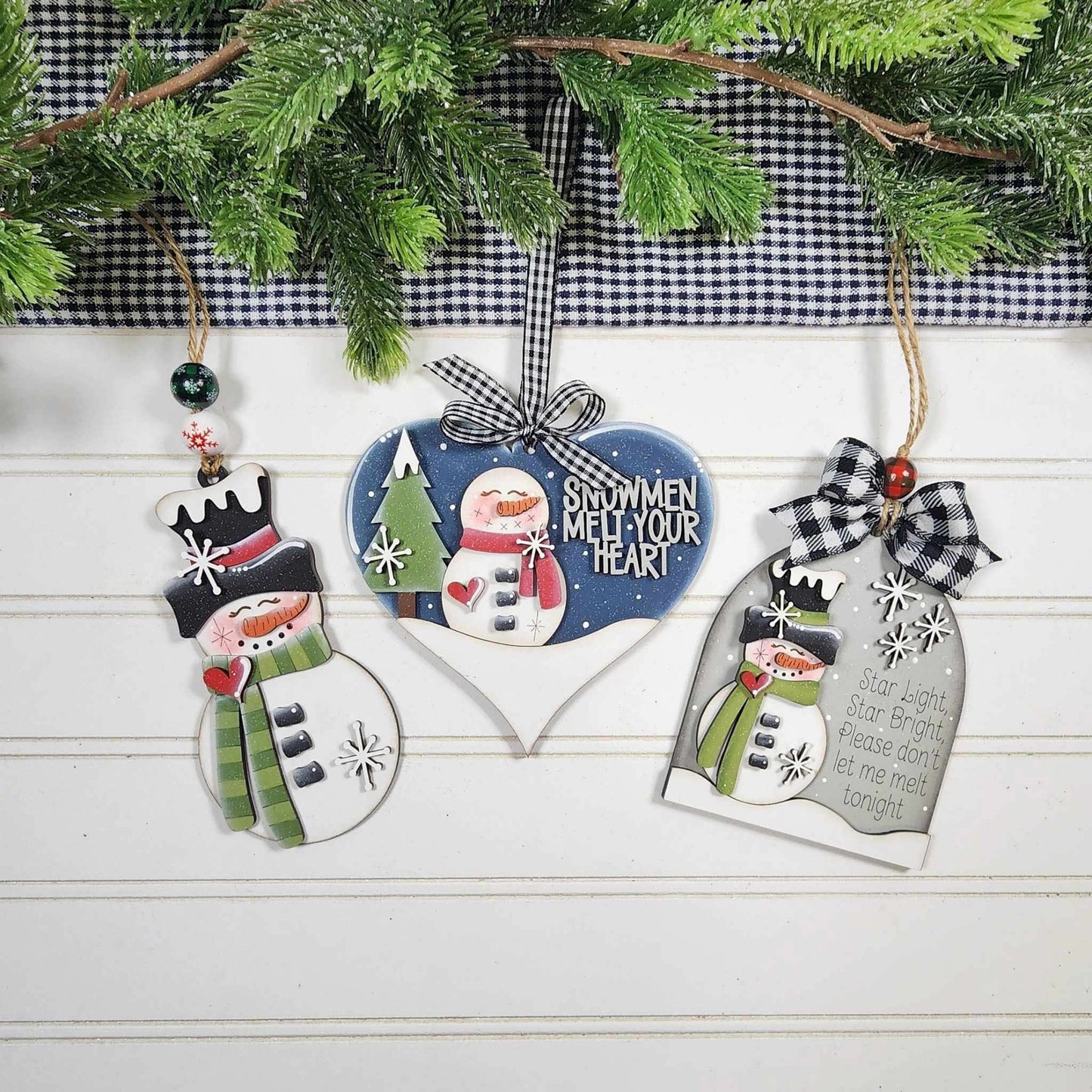 Ornament - Winter Snowman (4 Different Styles)