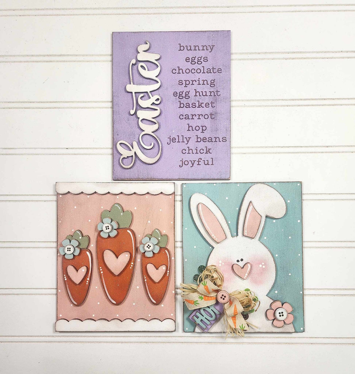 3D Interchangeable Square INSERTS - Easter and Spring