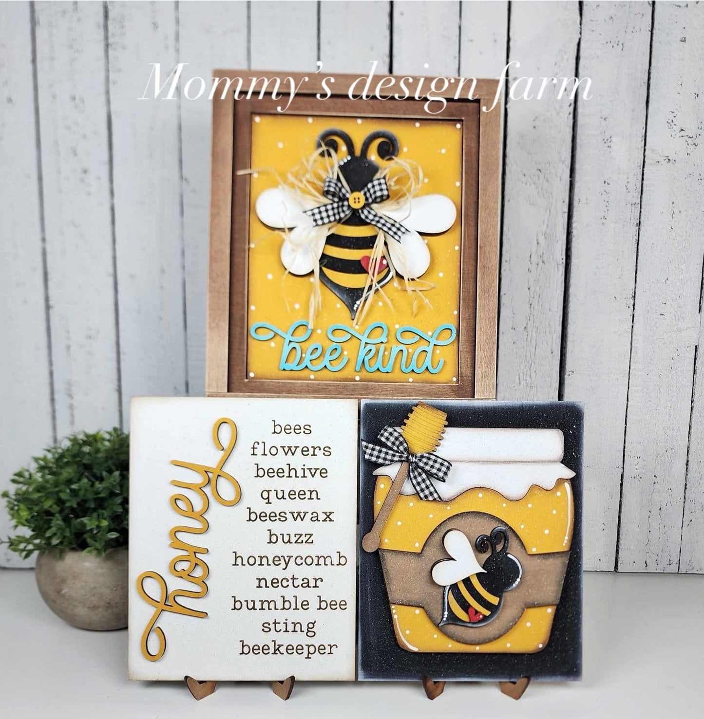 3D Interchangeable Square INSERTS - Easter and Spring