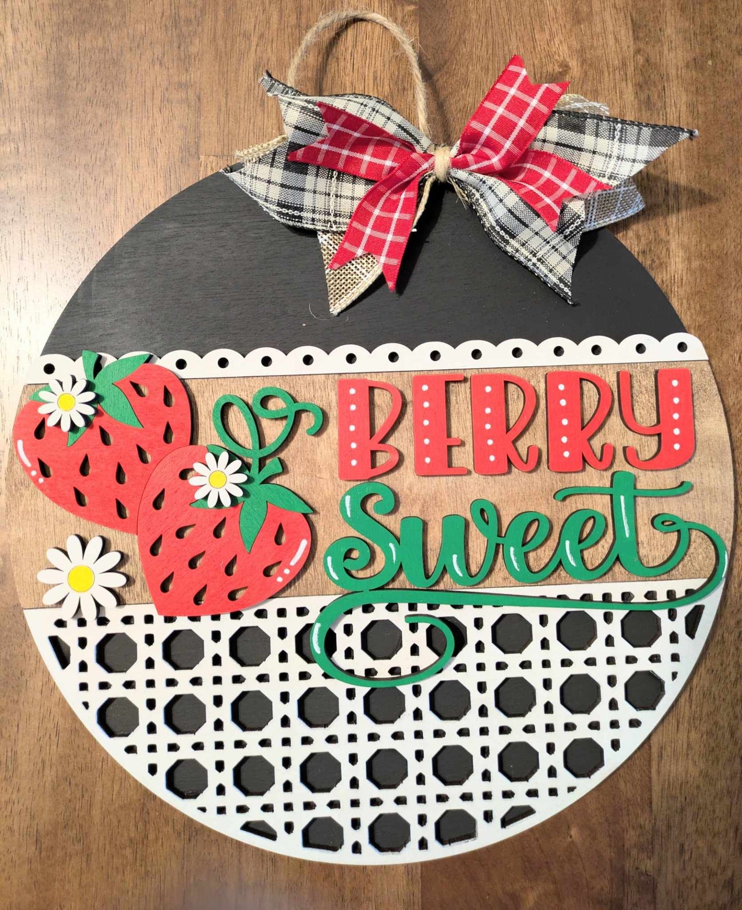 3D Door hanger Berry Sweet