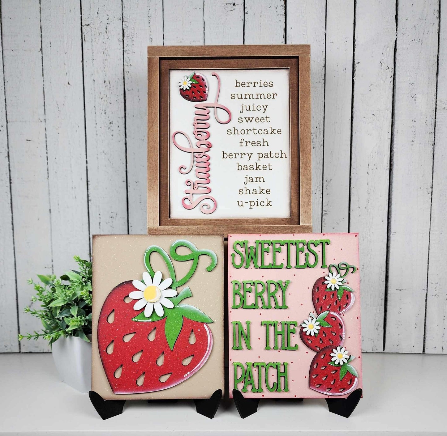3D Interchangeable Square INSERTS - Easter and Spring