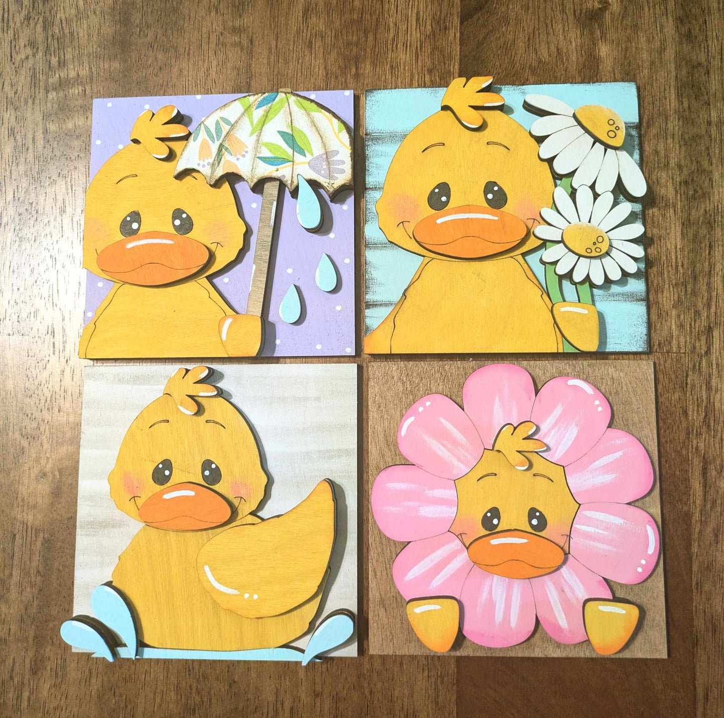 3D Interchangeable Square INSERTS - Easter and Spring