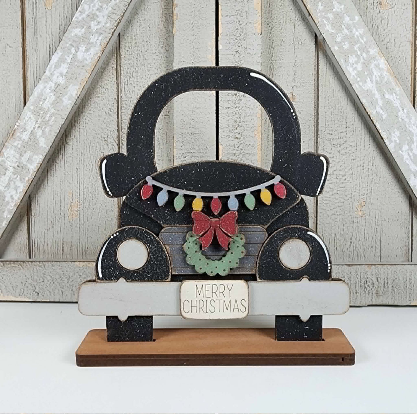 3D Standing Reversible Fall & Christmas Truck