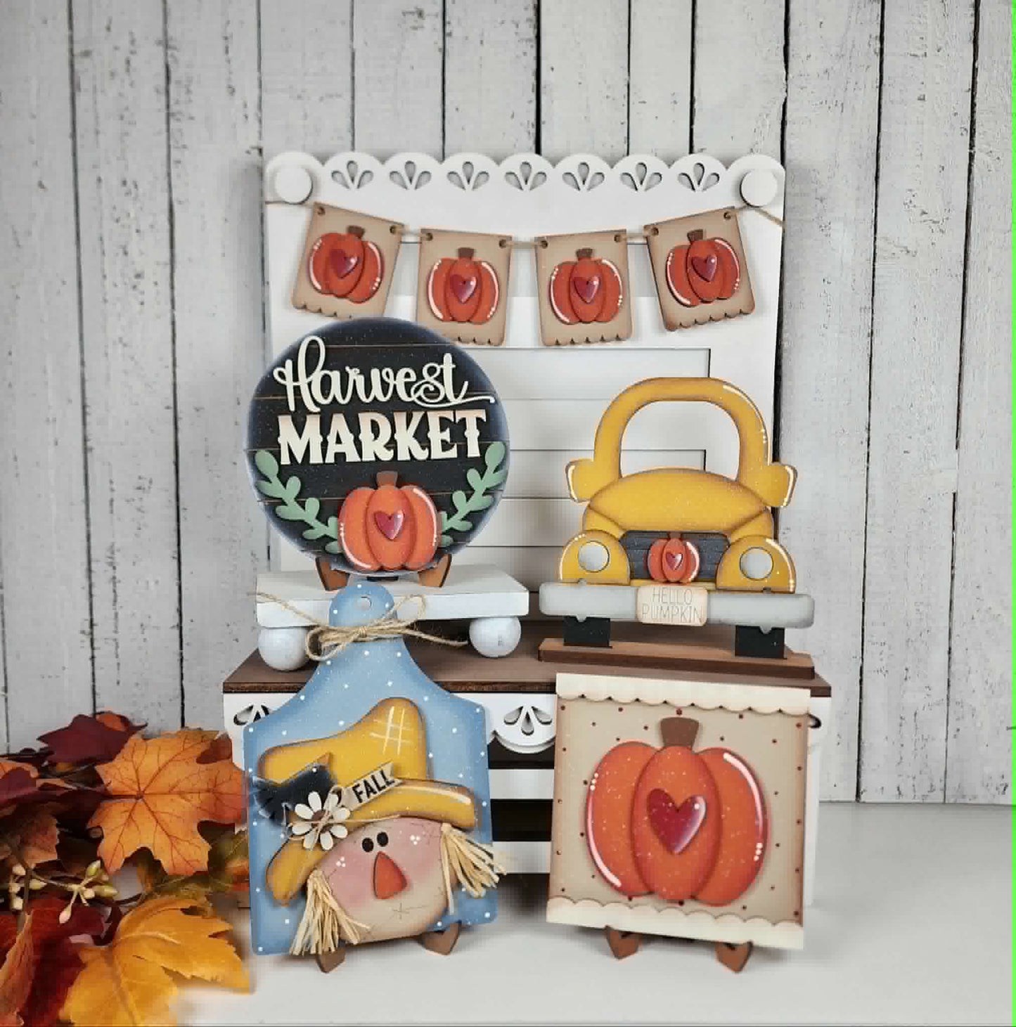 3D Tiered Tray Decor - Harvest Market