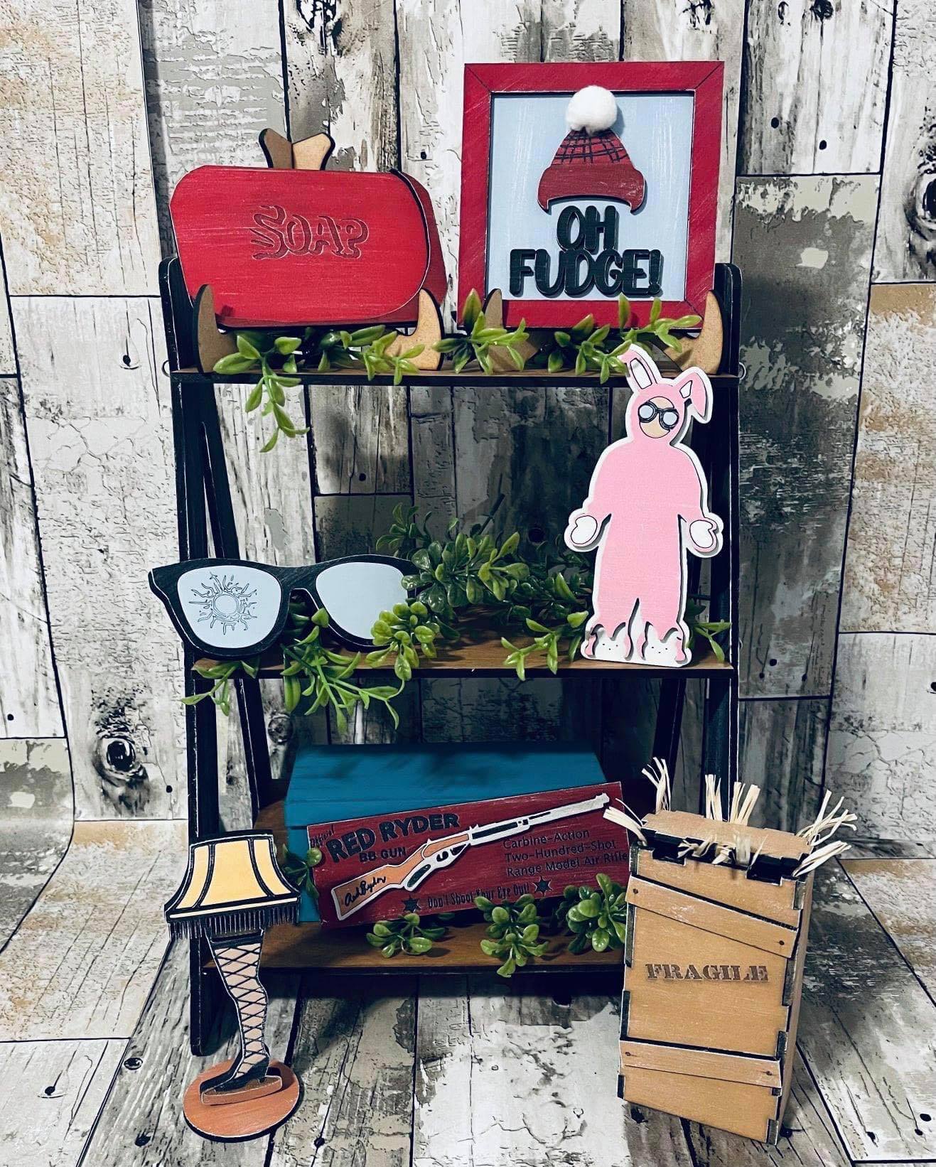 3D Tiered Tray Decor - A Christmas Story