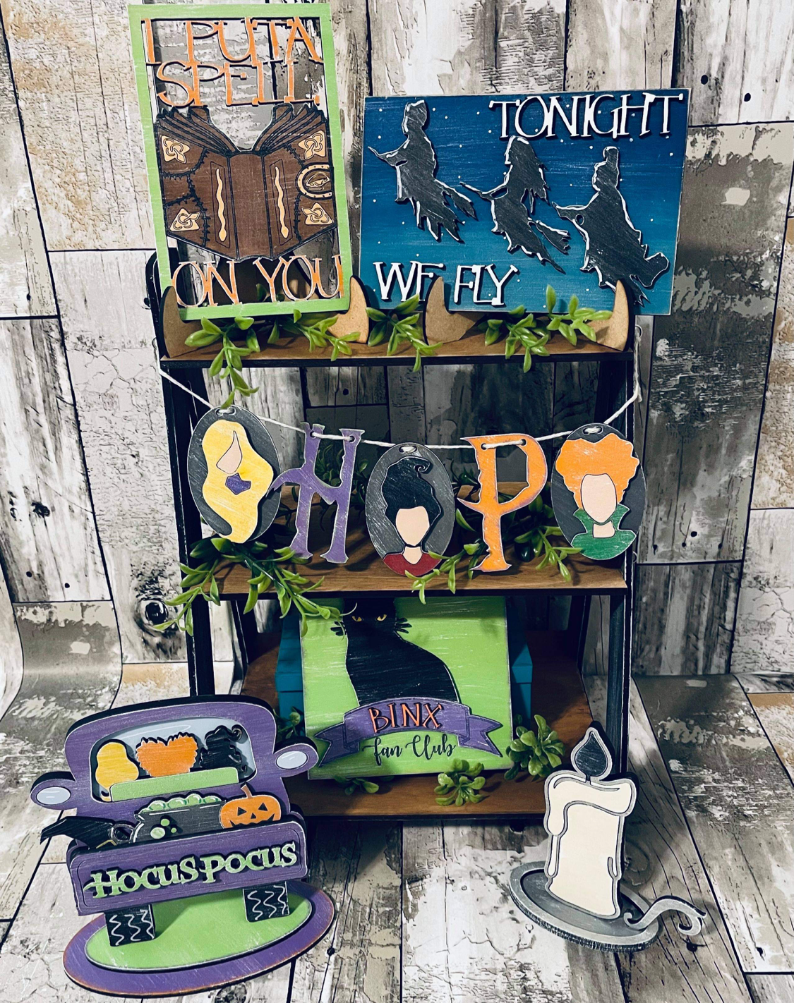 3D Tiered Tray Decor - H. Pocus - we fly