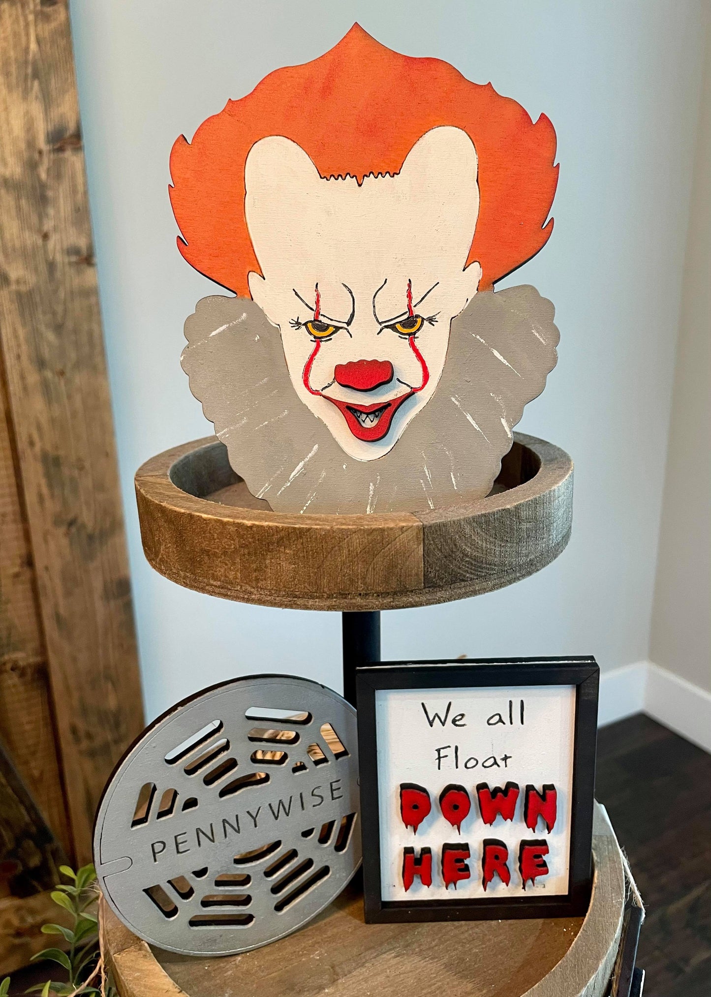 3D Tiered Tray Decor - Clown
