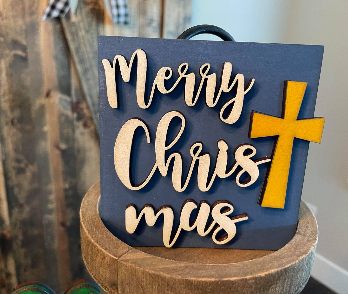 3D Tiered Tray Decor - Nativity