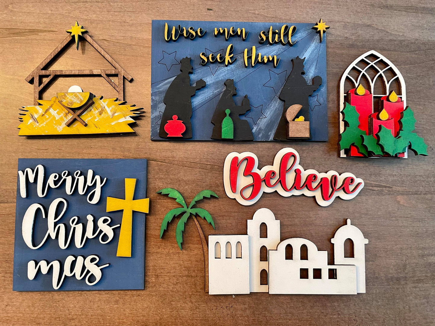 3D Tiered Tray Decor - Nativity