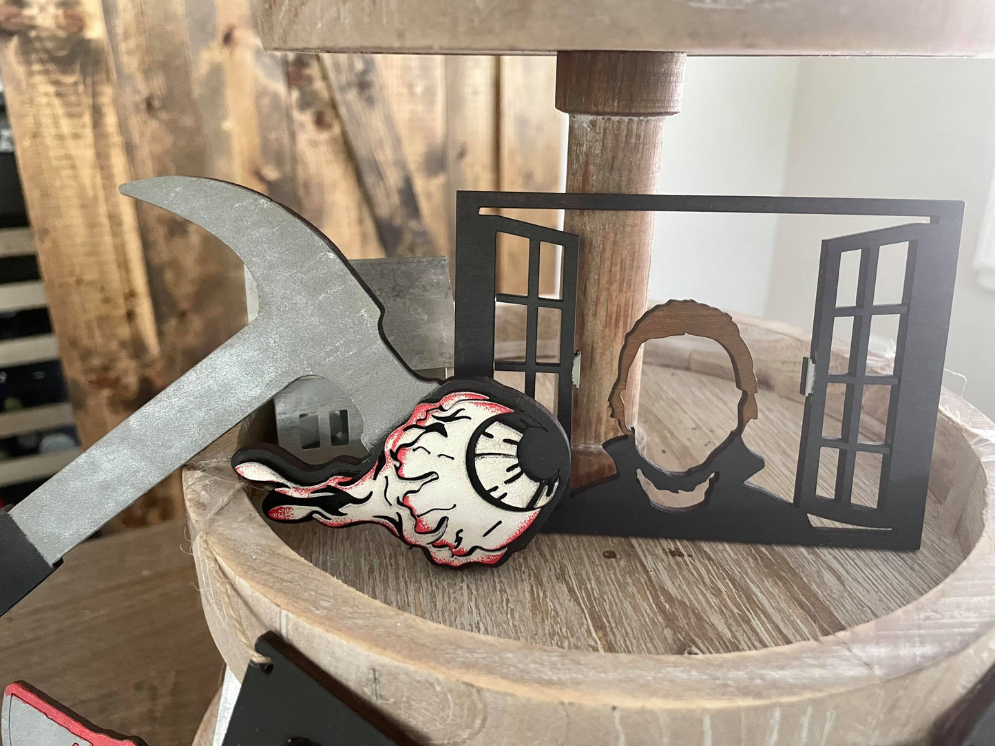 3D Tiered Tray Decor - Michael Myers