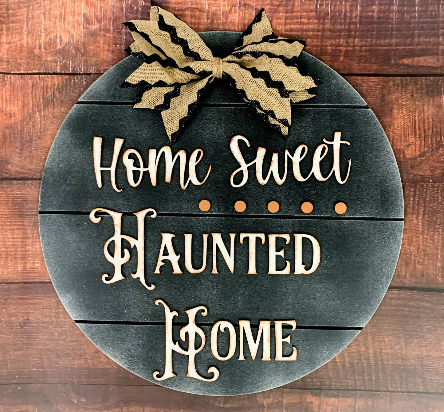 3D Door hanger Home Sweet Haunted Home