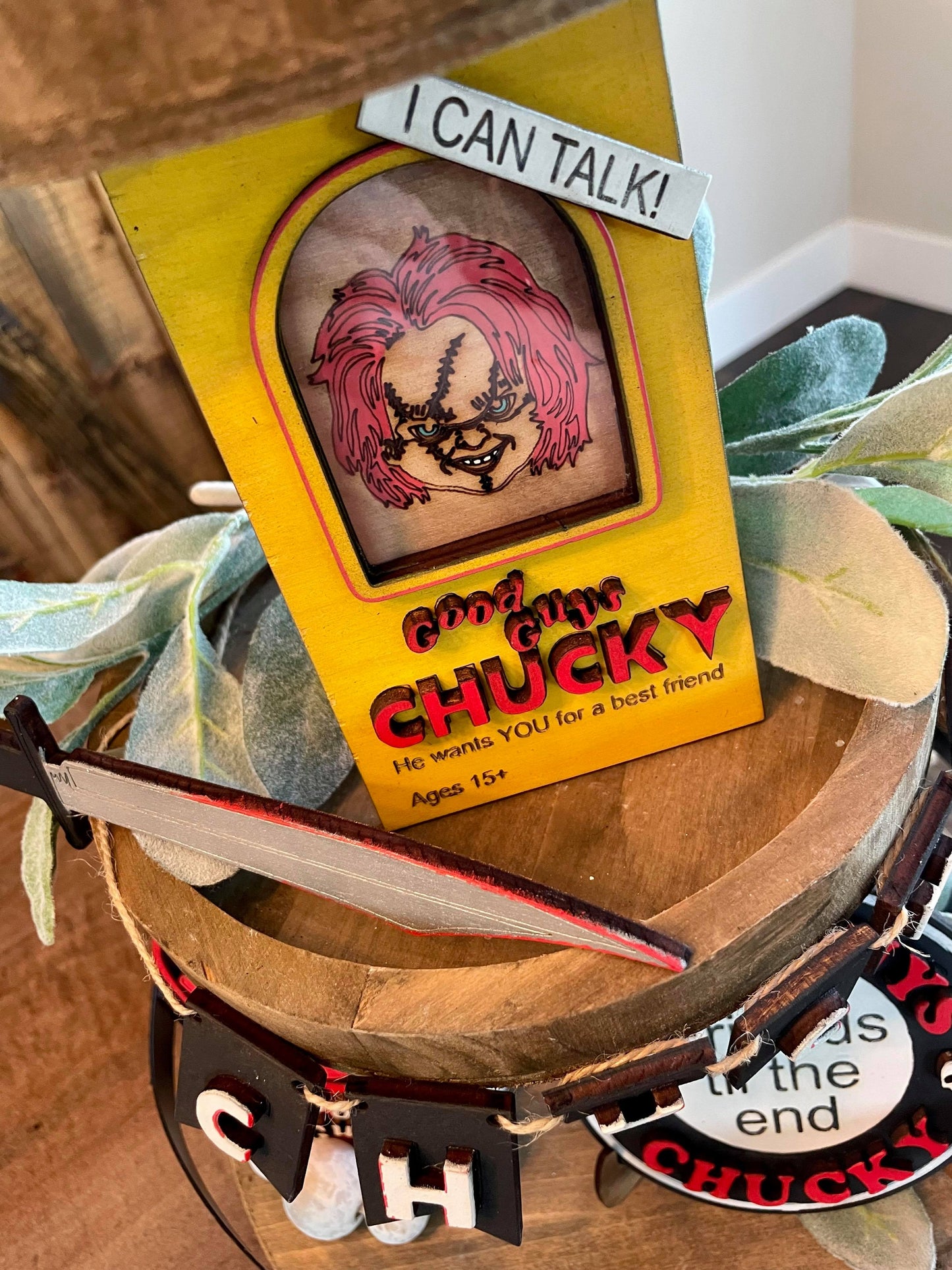 3D Tiered Tray Decor - Chucky