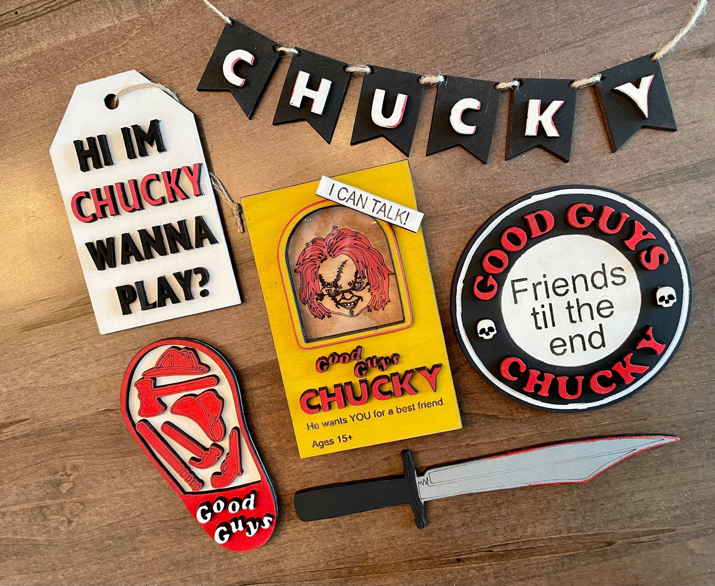 3D Tiered Tray Decor - Chucky