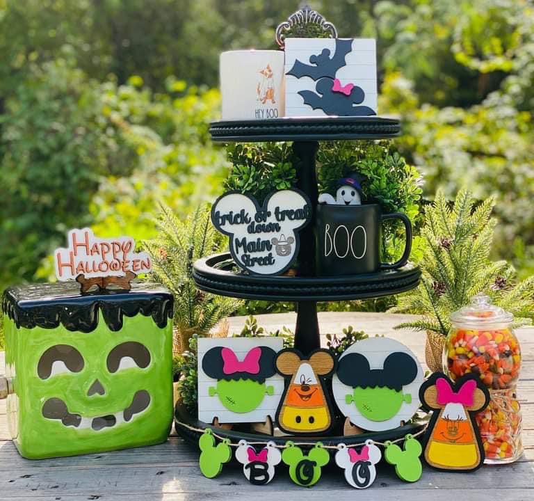 3D Tiered Tray Decor - Diz Halloween