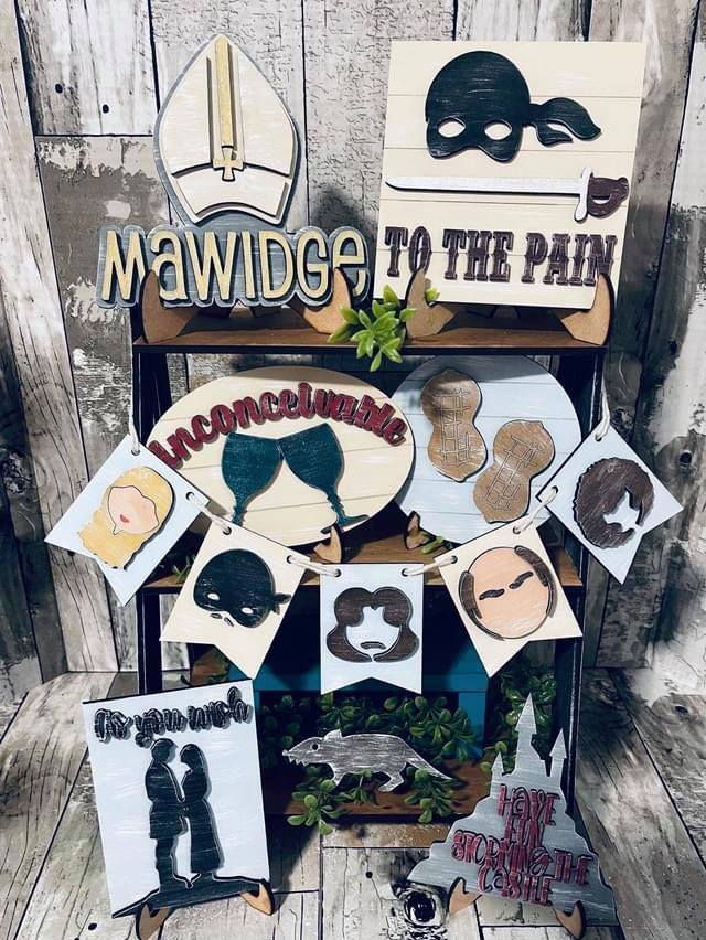 3D Tiered Tray Decor - Princess Bride