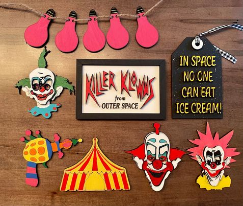 3D Tiered Tray Decor - Killer Klownz