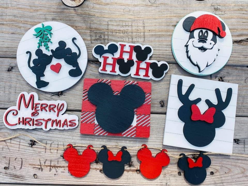 3D Tiered Tray Decor - Diz Christmas