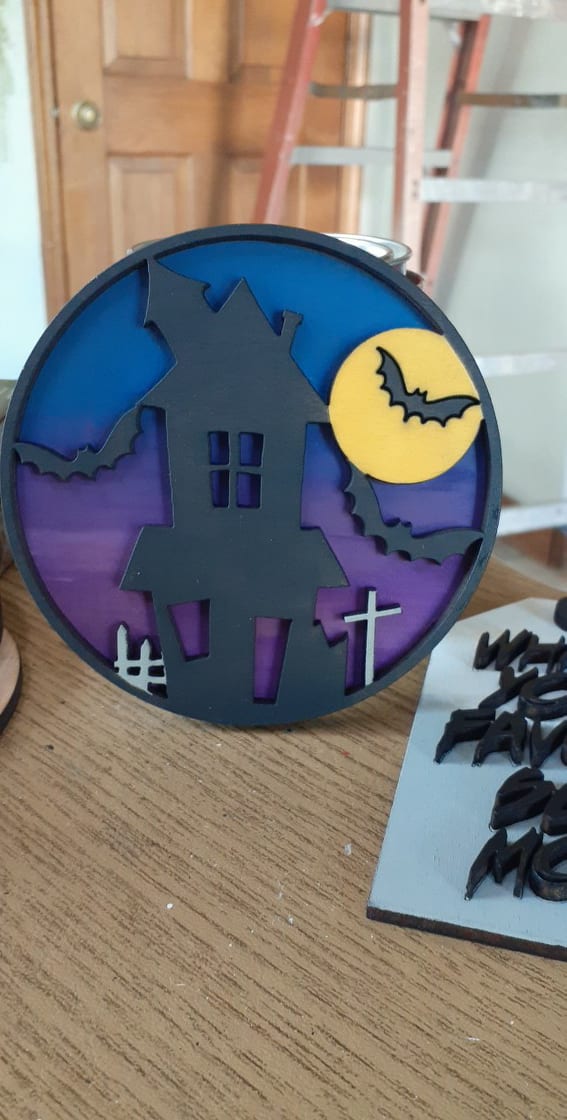 3D Interchangeable Round INSERTS - Fall & Halloween