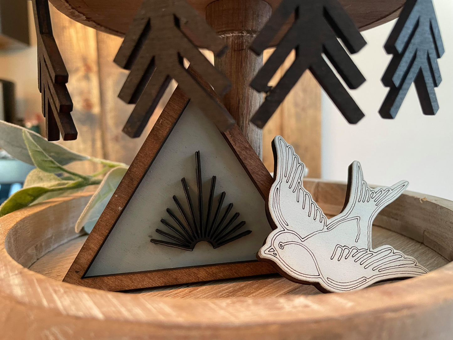 3D Tiered Tray Decor - BOHO