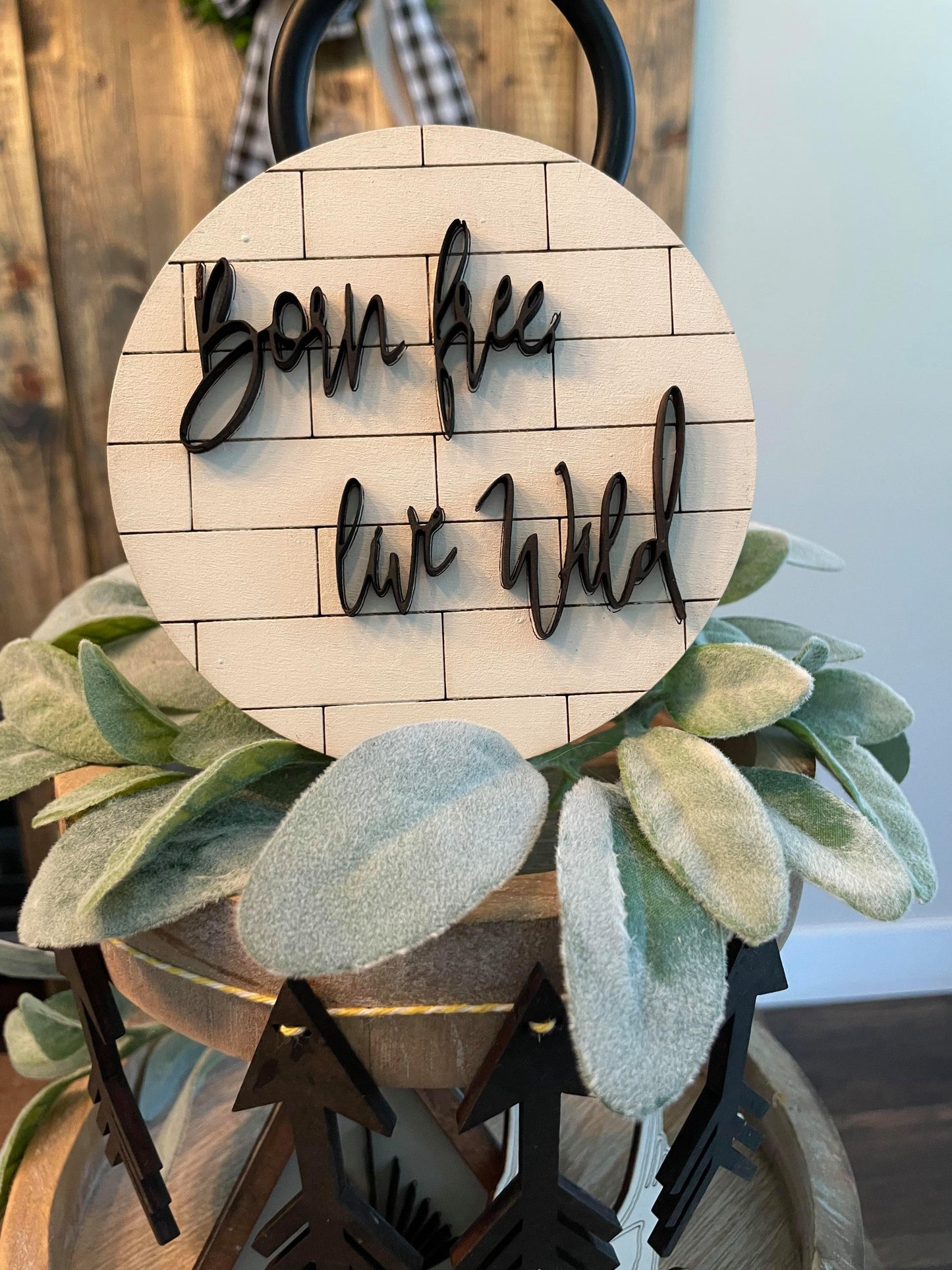 3D Tiered Tray Decor - BOHO