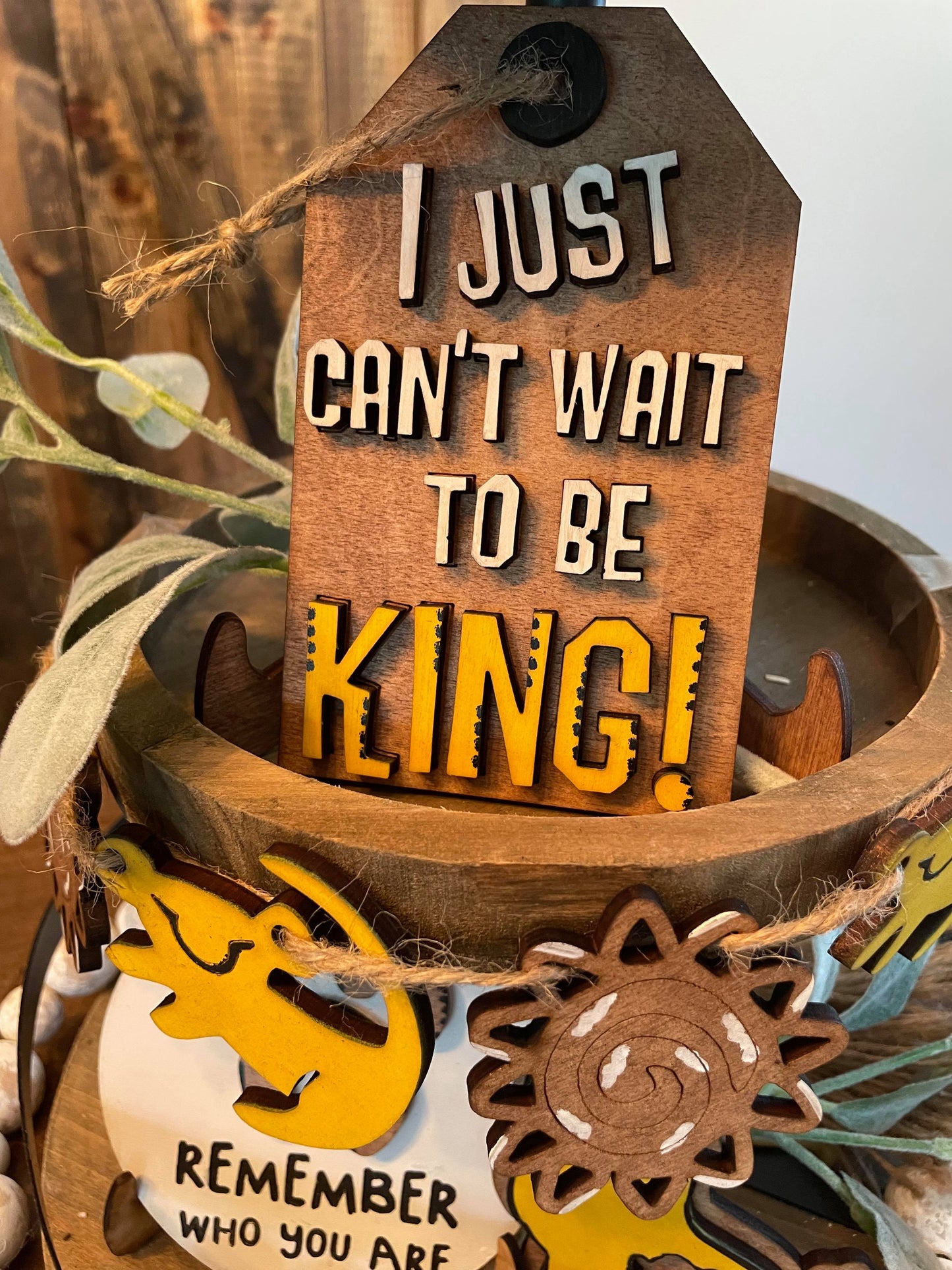 3D Tiered Tray Decor - Lion King