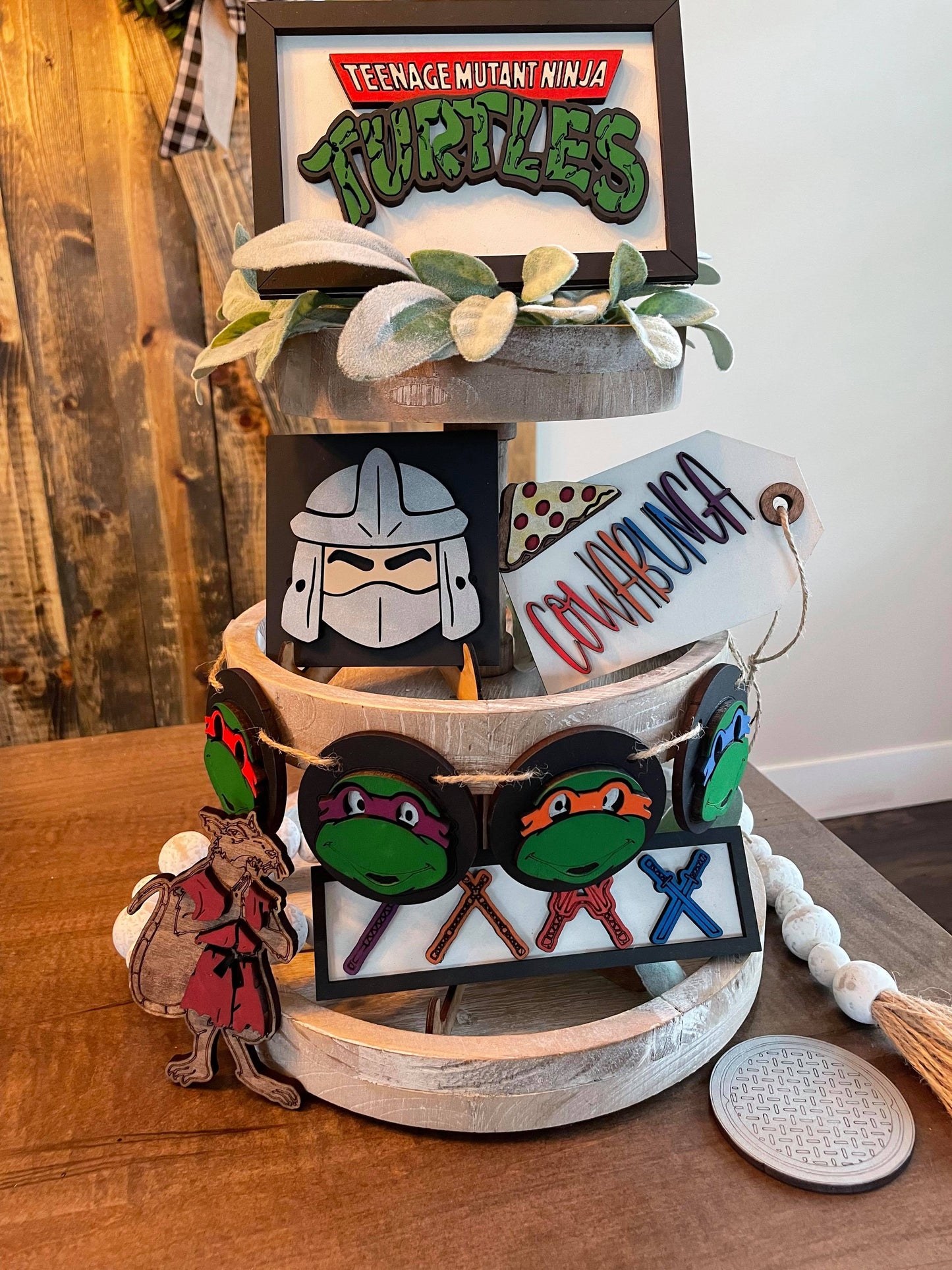 3D Tiered Tray Decor - TMNT