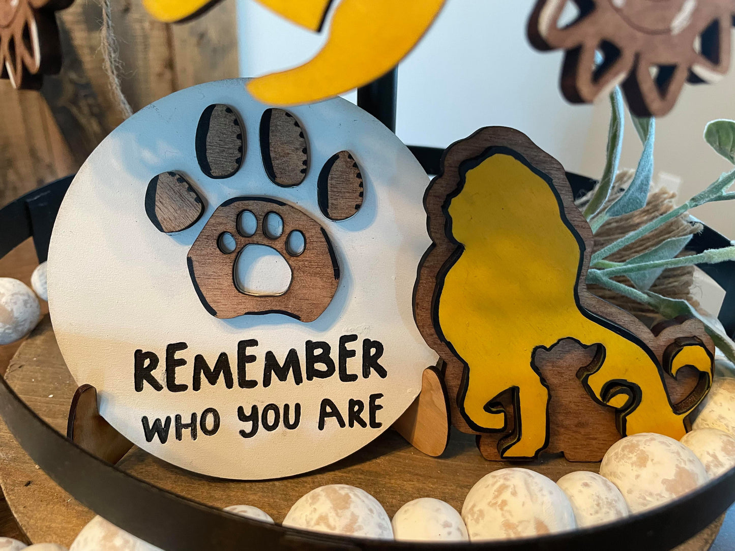 3D Tiered Tray Decor - Lion King