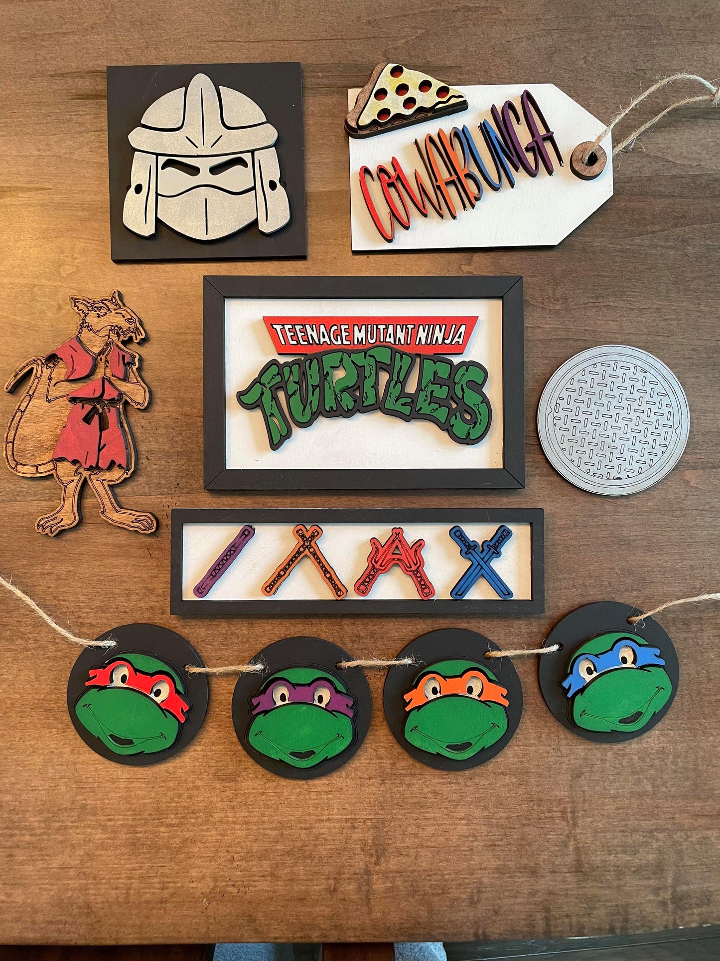 3D Tiered Tray Decor - TMNT
