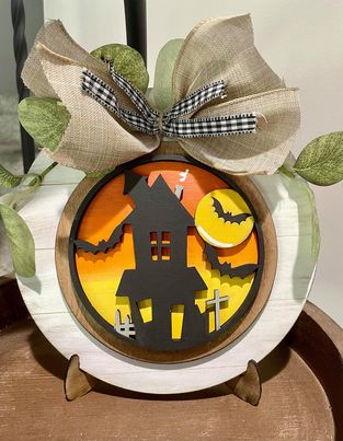 3D Interchangeable Round INSERTS - Fall & Halloween