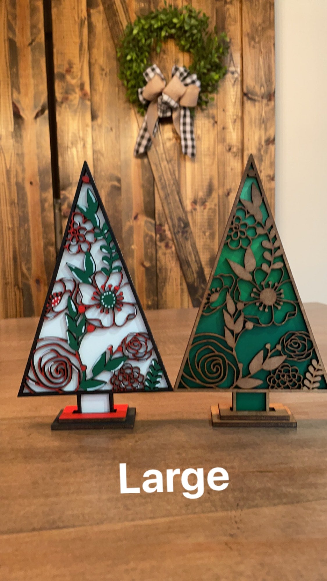 3D Decorative Standing Large Tree