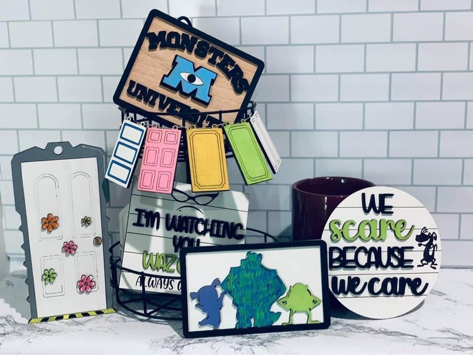 3D Tiered Tray Decor - Monsters Inc