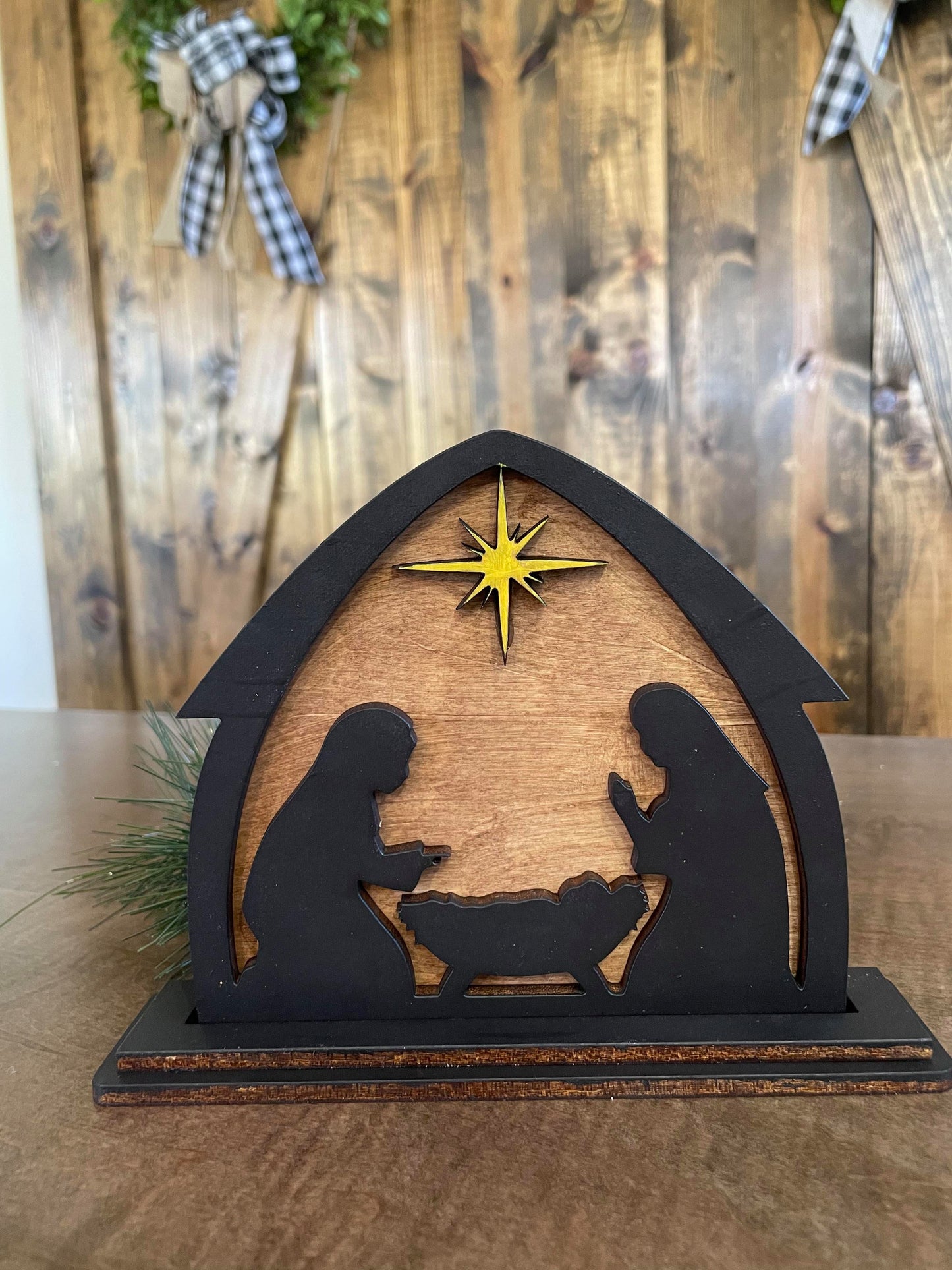 3D Decorative Standing Nativity scene