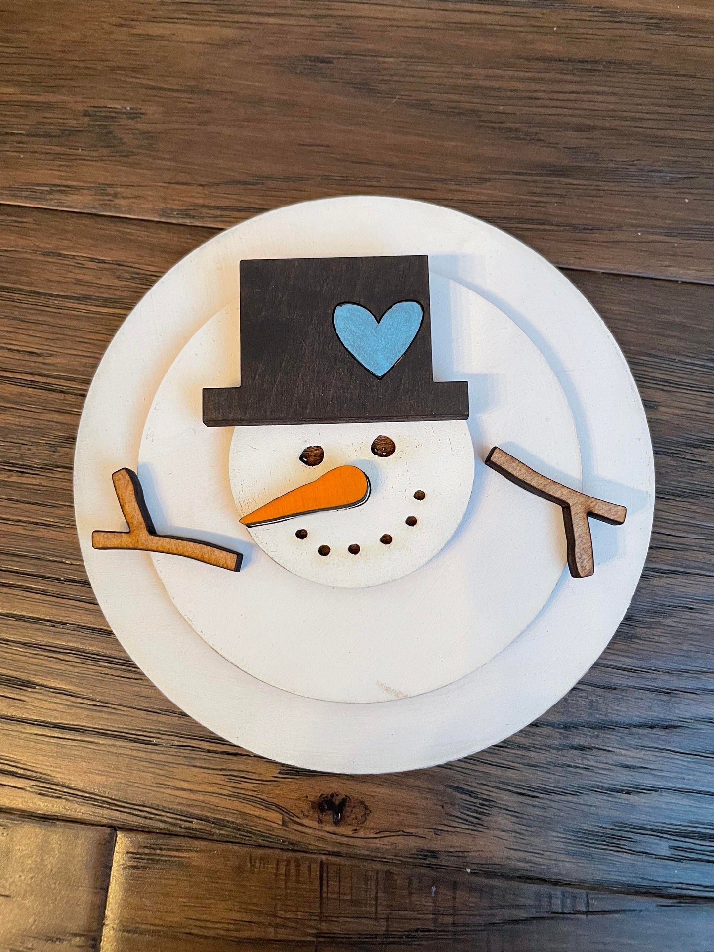 3D Interchangeable Round INSERTS - Winter and Christmas