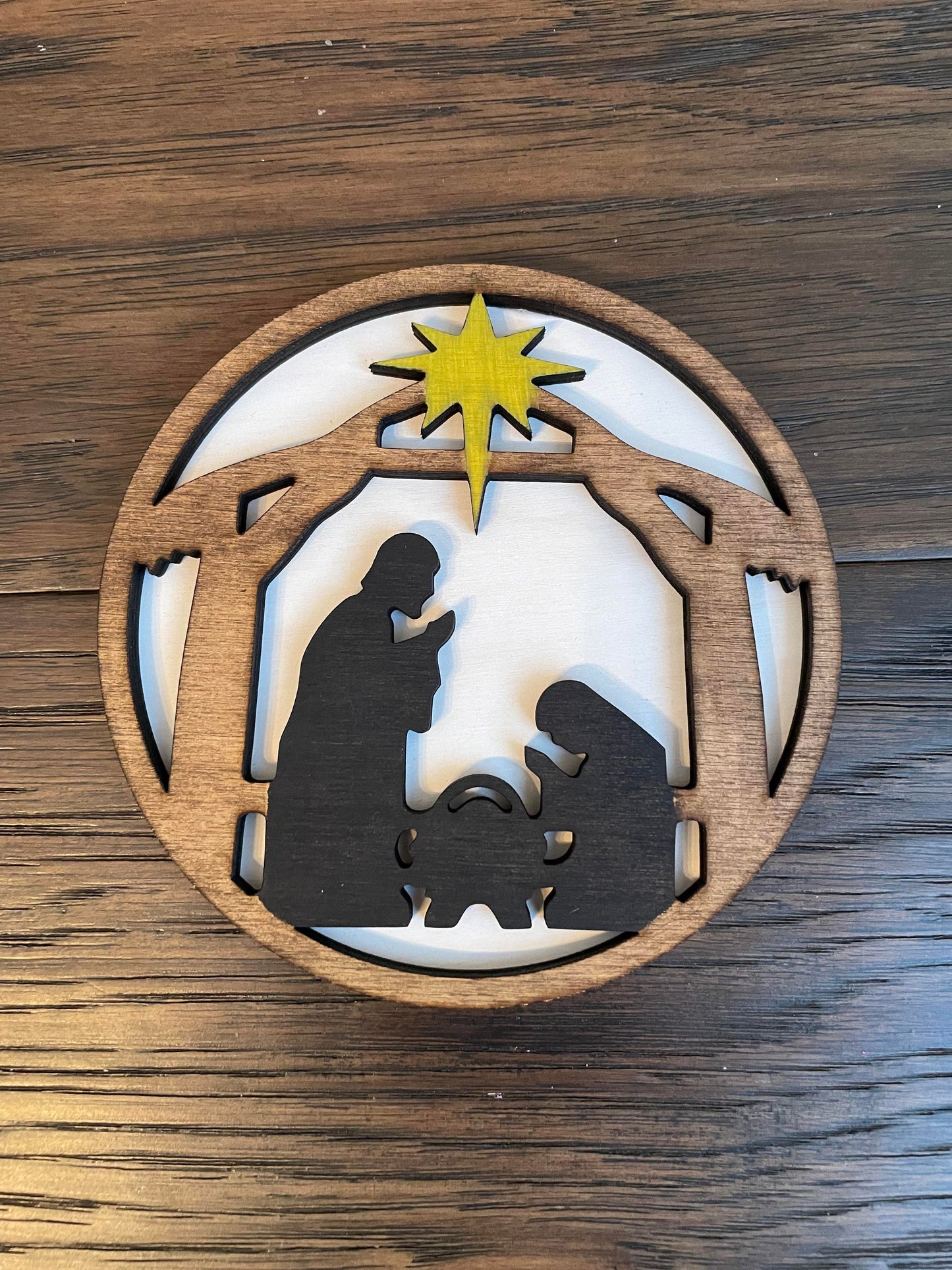 3D Interchangeable Round INSERTS - Winter and Christmas