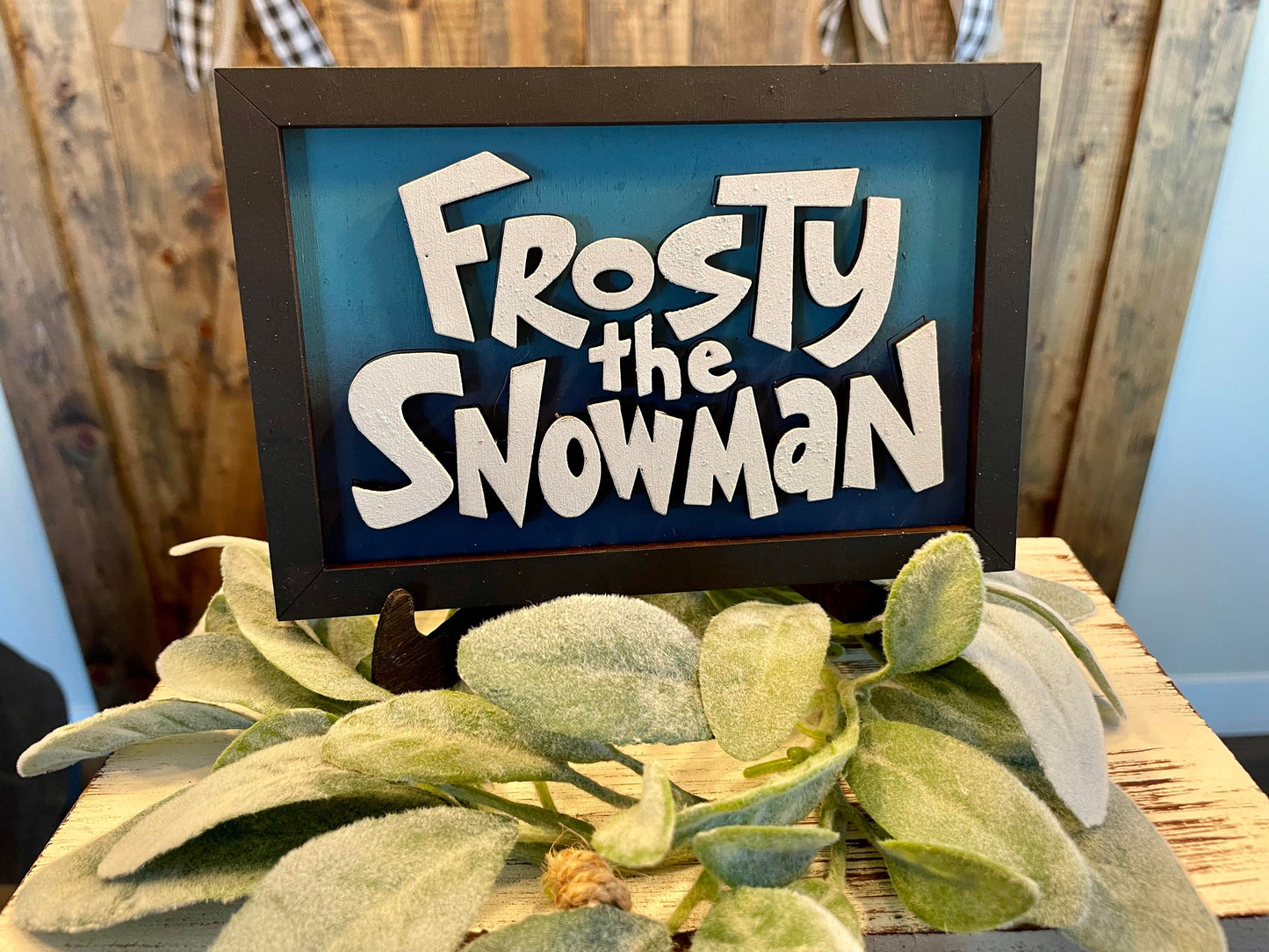 3D Tiered Tray Decor - Frosty
