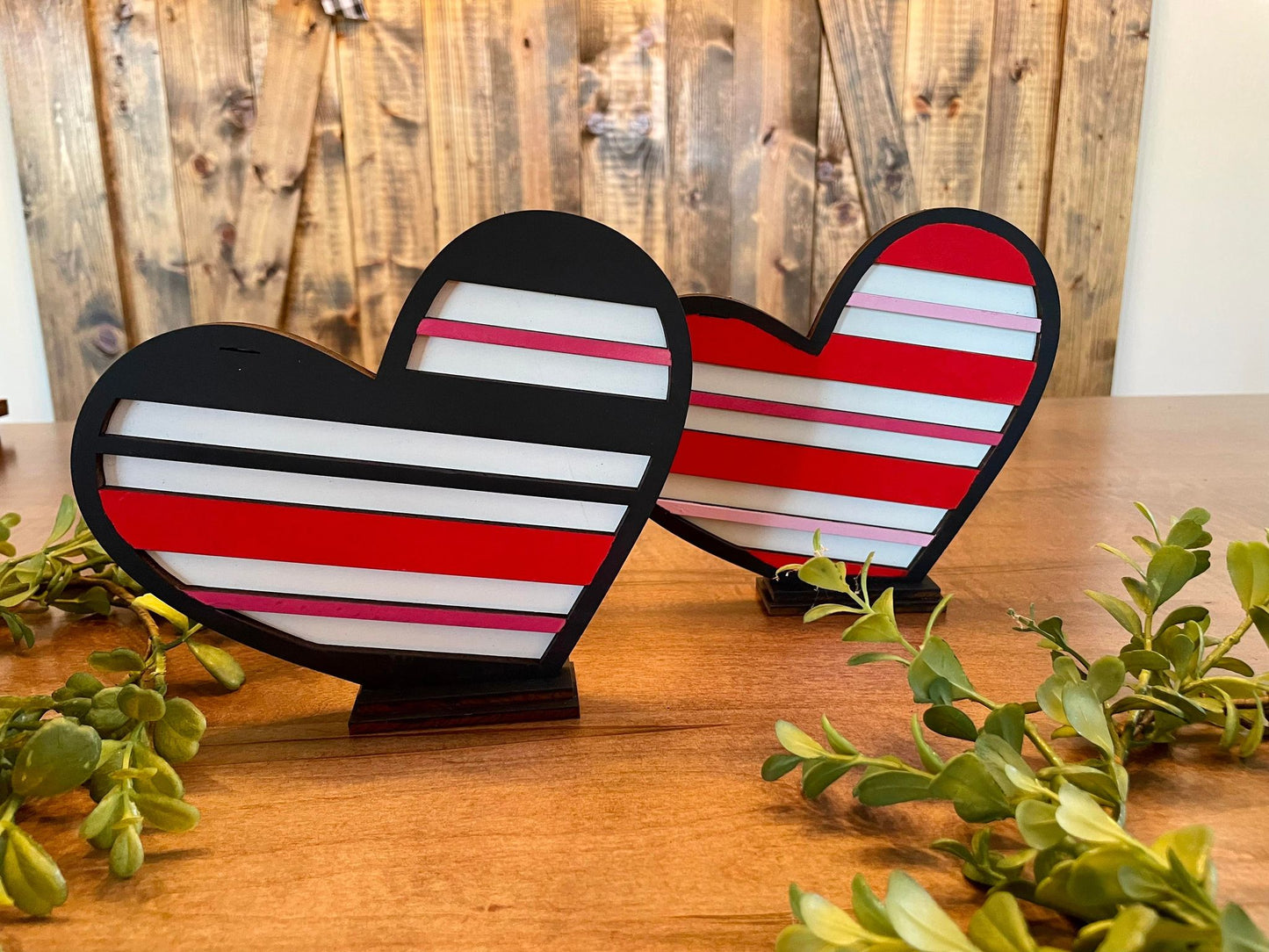 3D Decorative Standing Heart - Medium