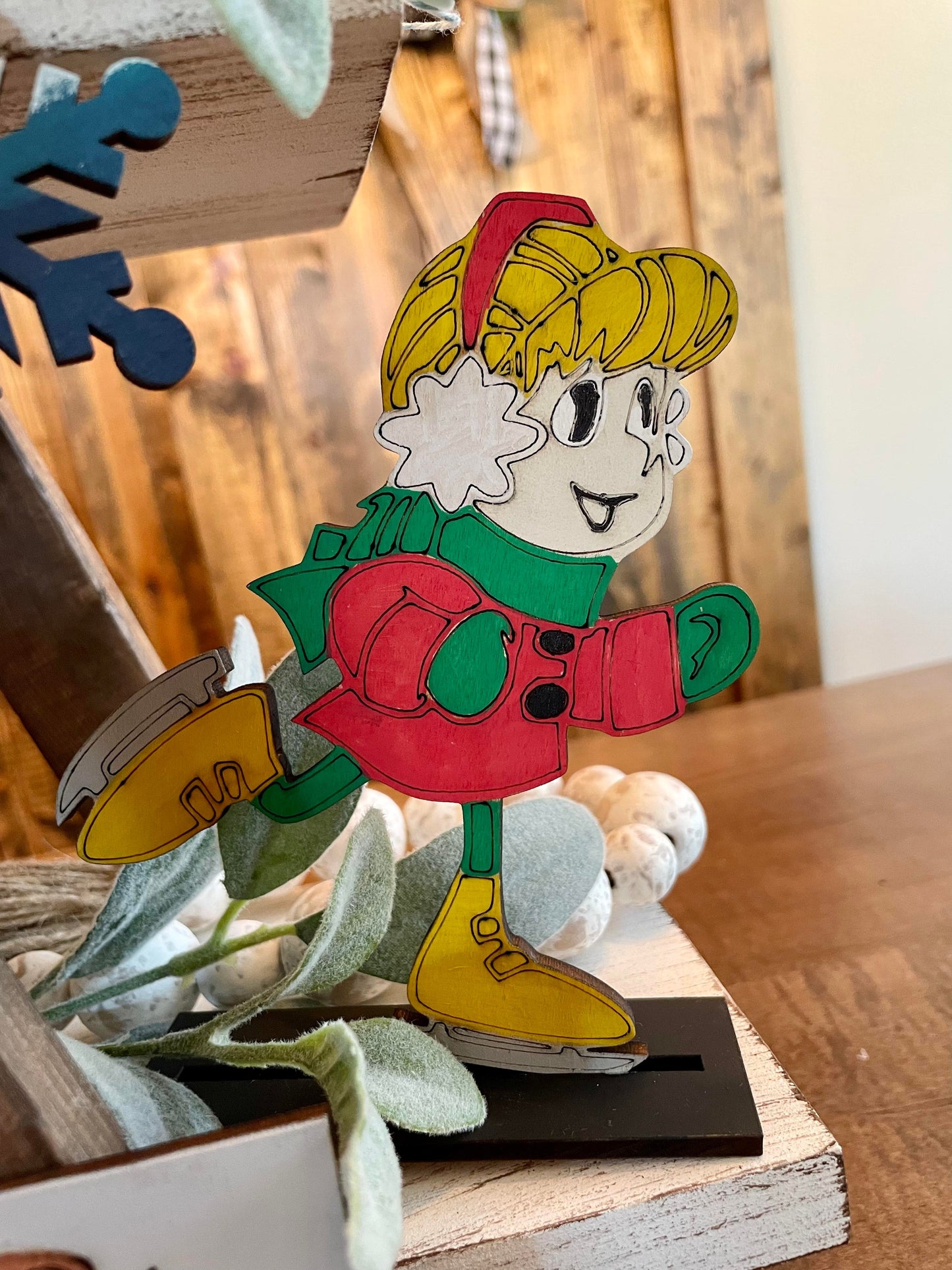 3D Tiered Tray Decor - Frosty