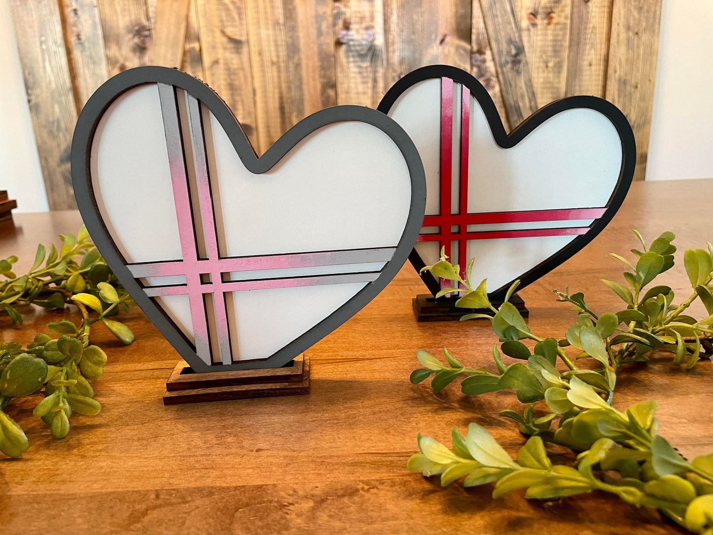 3D Decorative Standing Heart - Medium
