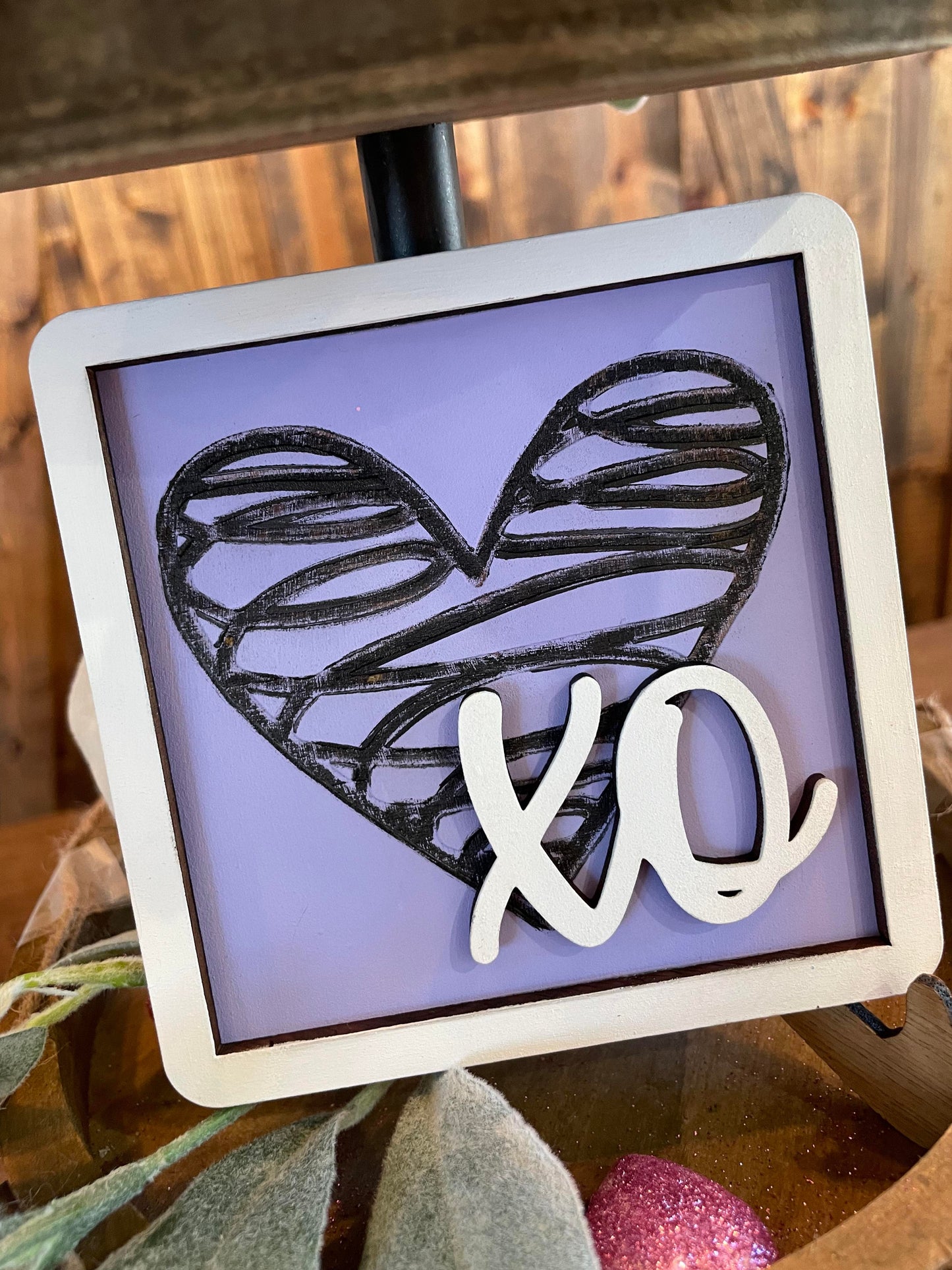 3D Tiered Tray Decor - Valentine's Day Love is in the air truck