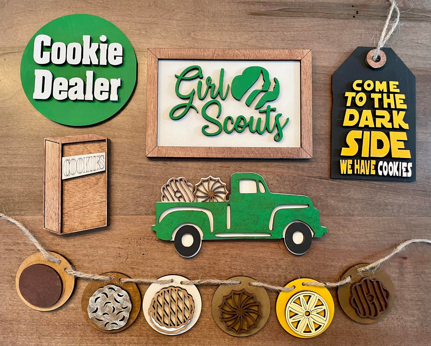 3D Tiered Tray Decor - Girl Scouts