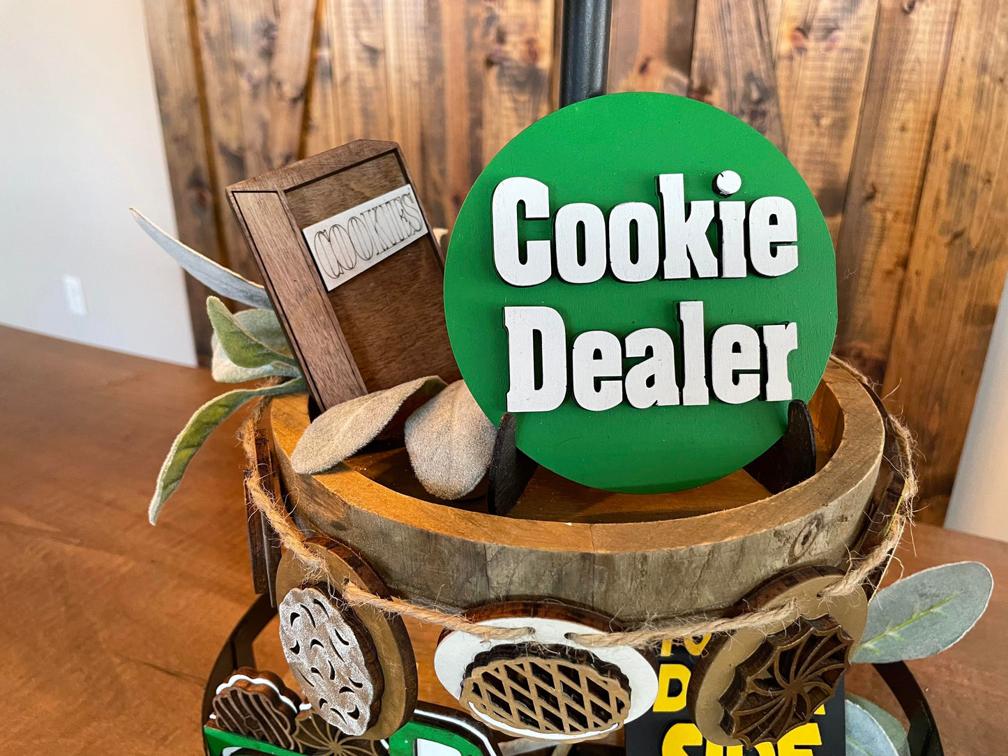 3D Tiered Tray Decor - Girl Scouts