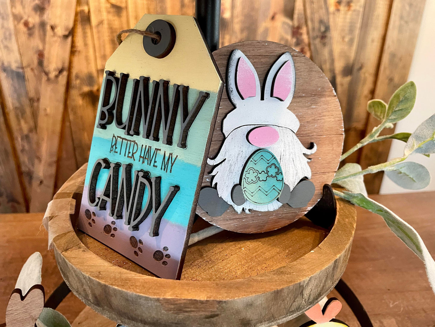 3D Tiered Tray Decor - Easter Candy