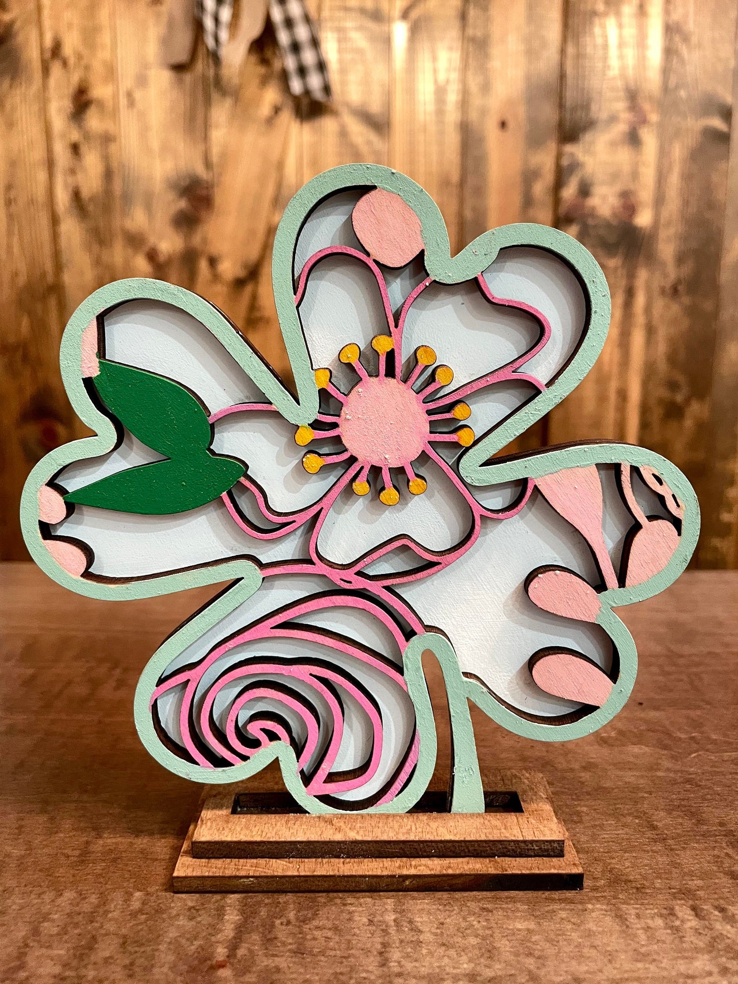3D Decorative Standing Clovers