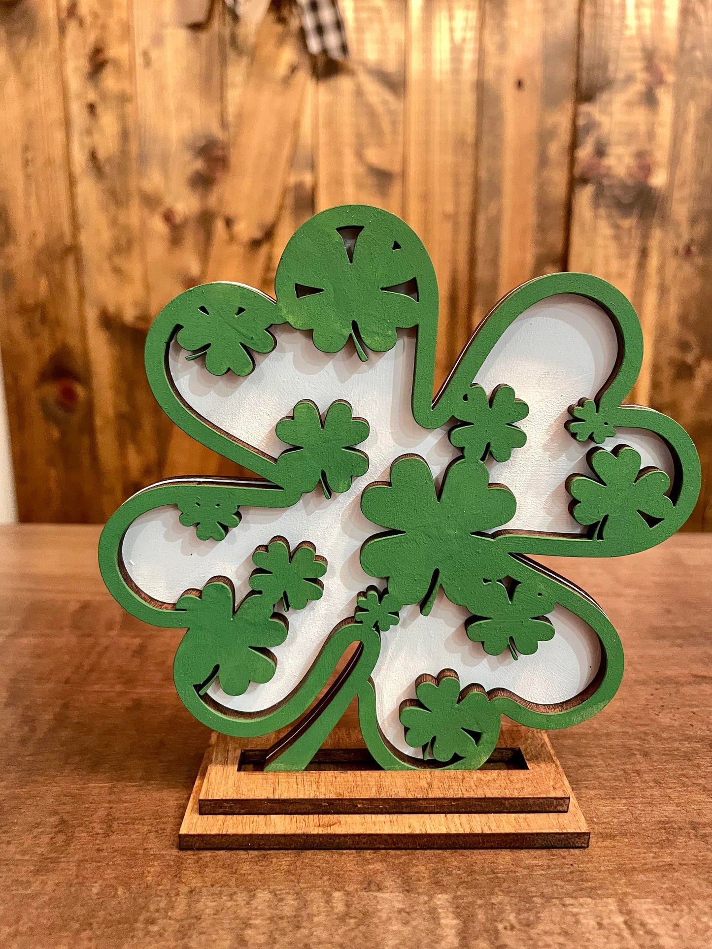 3D Decorative Standing Clovers