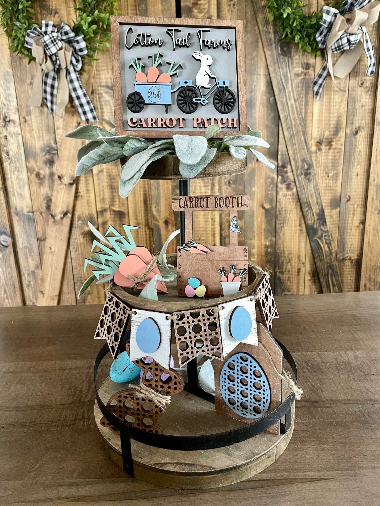 3D Tiered Tray Decor - Cotton Tail Farms