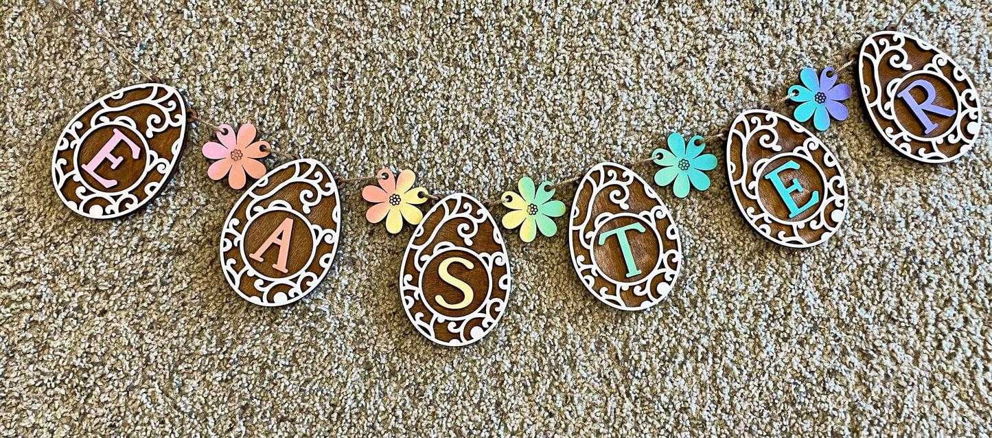 3D Banner - Easter
